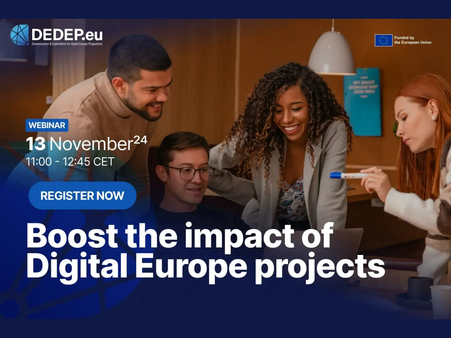 Webinar: Boost the impact of Digital Europe projects | DEDEP